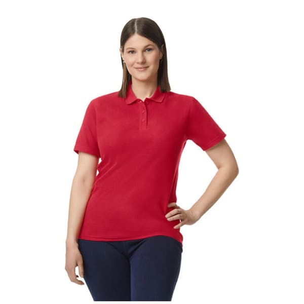 Gildan Womens/Ladies Double Piqué Polo Shirt