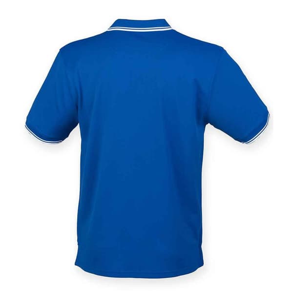 Henbury Mens CoolPlus Tipped Polo Shirt