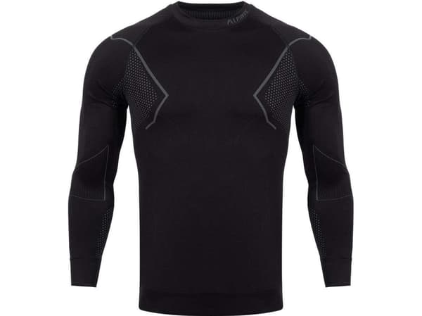 Alpinus termisk genser for menn Alpinus Active Base Layer svart og grå GT43189 Alpinus S