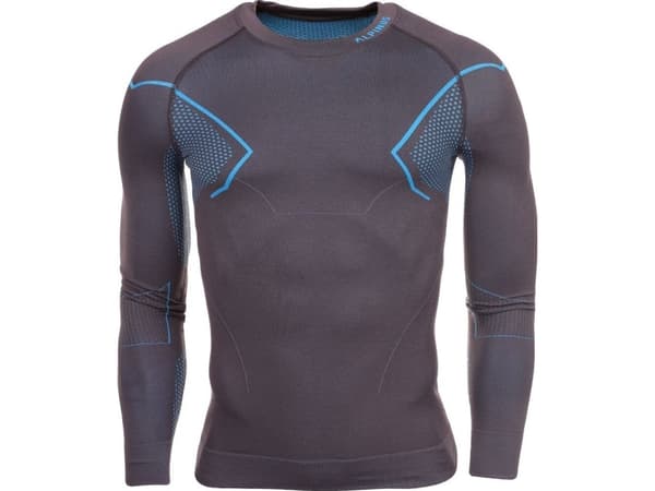 Men's thermoactive sweatshirt Alpinus Active Base Layer gray GT43860 2XL