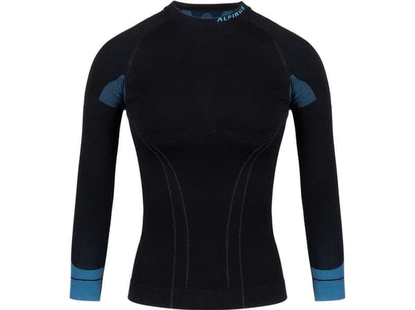 Alpinus Tactical Base Layer Women's Thermoactive Sweatshirt Black-Blue GT43210 L