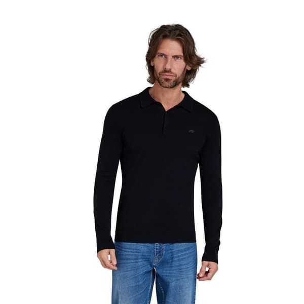 Raging Bull Mens Knitted Classic Polo Shirt