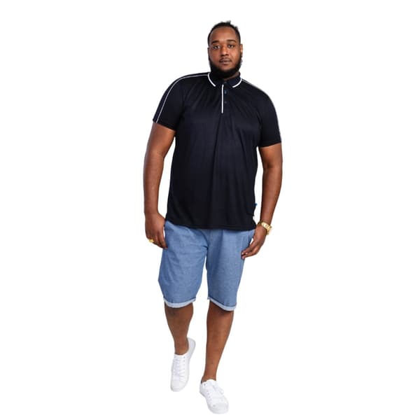 Duke Mens D555 Sussex Tipped Jersey Contrast Piping Kingsize Polo Shirt