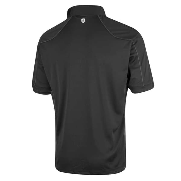 Island Green Mens Topstitched Golf Polo Shirt