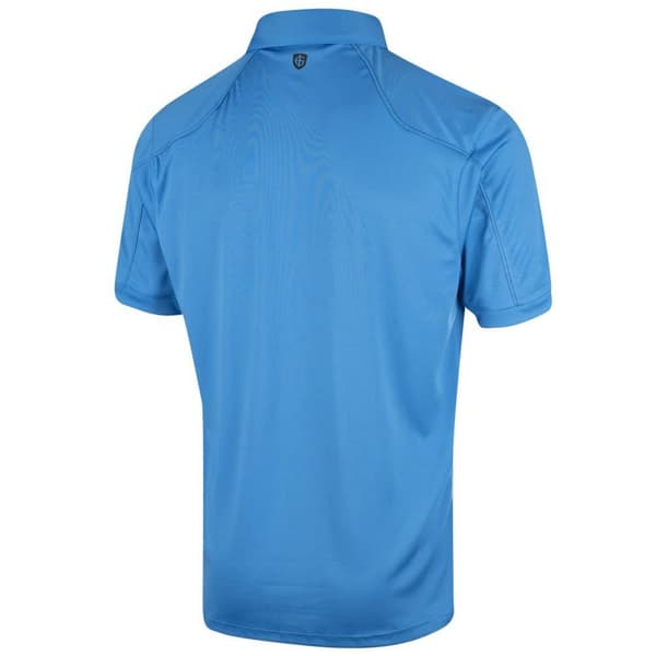 Island Green Mens Topstitched Golf Polo Shirt