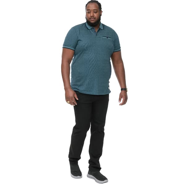 Duke Mens D555 Troy 2 Textured Polo Shirt