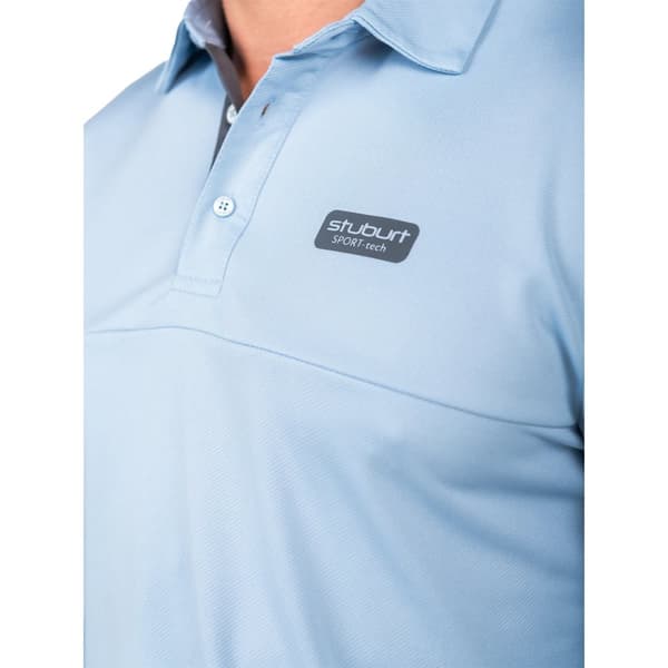 Stuburt Mens Sport Tech Long-Sleeved Polo Shirt