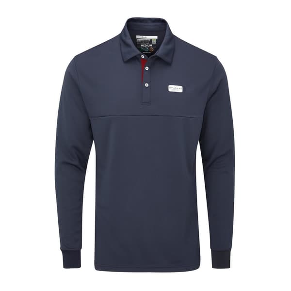 Stuburt Mens Sport Tech Long-Sleeved Polo Shirt