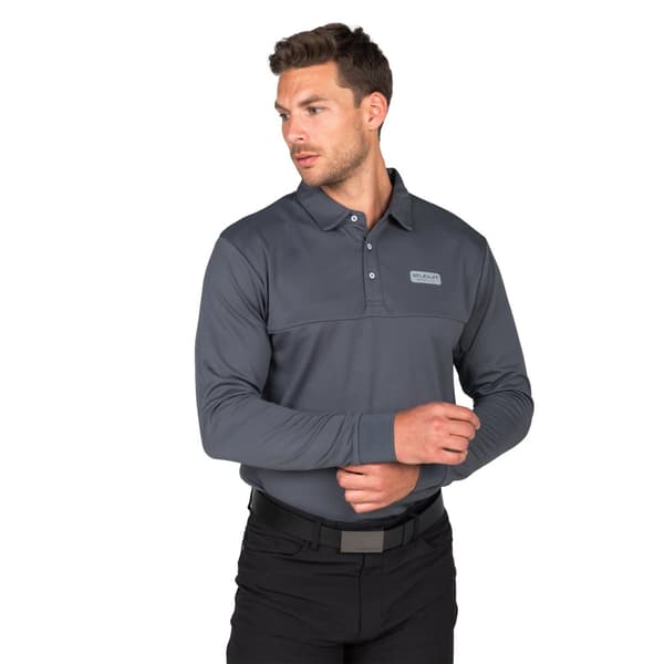 Stuburt Mens Sport Tech Long-Sleeved Polo Shirt