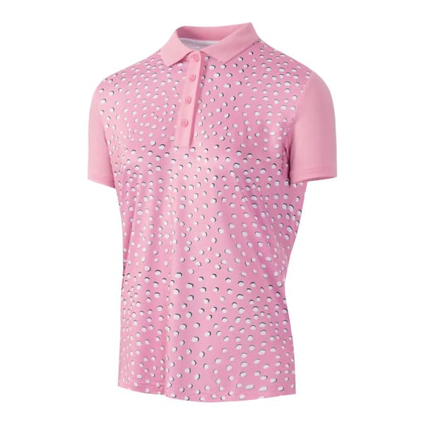 Island Green Womens/Ladies Spotted Golf Polo Shirt