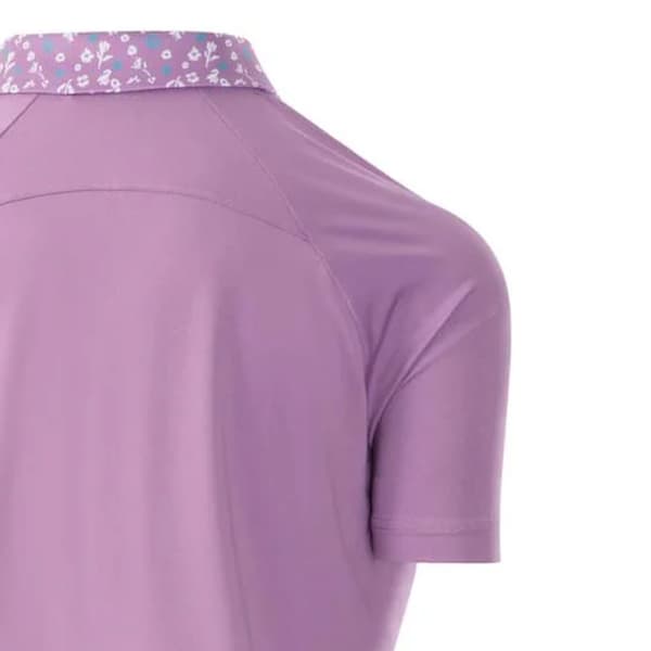 Island Green Womens/Ladies Zip Neck Golf Polo Shirt