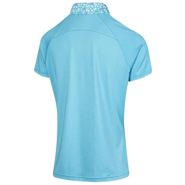 Island Green Womens/Ladies Zip Neck Golf Polo Shirt