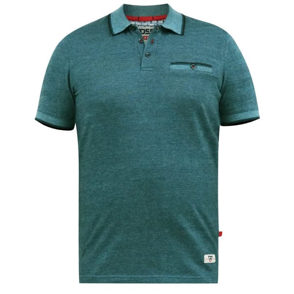 Duke Mens D555 Troy Textured Kingsize Polo Shirt