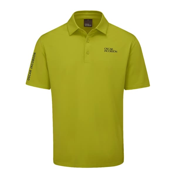 Oscar Jacobson Mens Bullock Tour Polo Shirt Olive L
