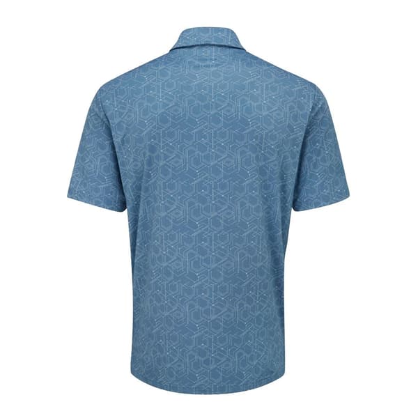 Oscar Jacobson Mens Hollow Polo Shirt
