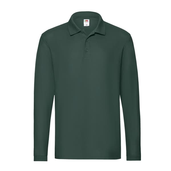 Fruit of the Loom Mens Premium Long-Sleeved Polo Shirt