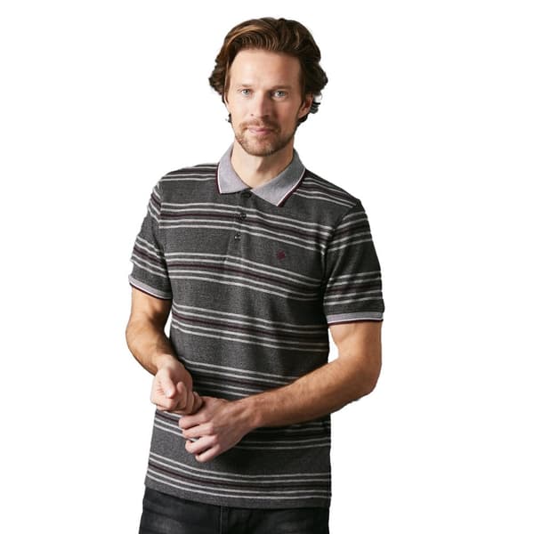Maine Mens Memphis Striped Polo Shirt