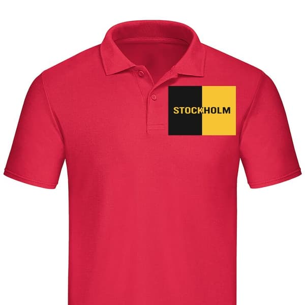 Klassisk Poloshirt | Poloshirt til Voksne Stockholm - fodbold