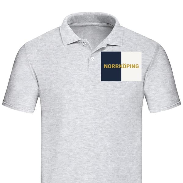 Klassisk Poloshirt | Poloshirt til Voksne Norrköping – fodbold