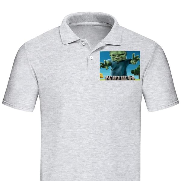 Klassisk Piké | Pikétröja för Vuxna A Minecraft Movie