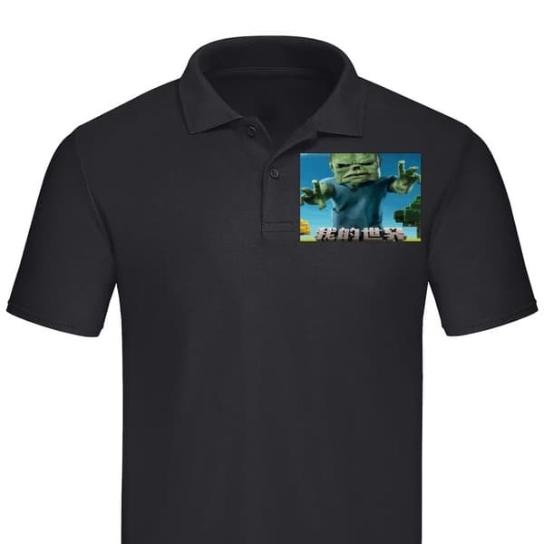 Klassisk Piké | Pikétröja för Vuxna A Minecraft Movie