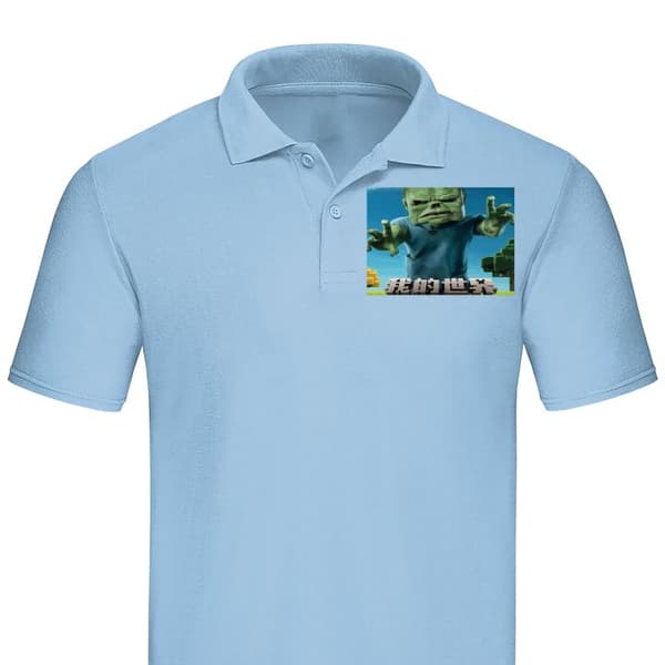 Klassisk Piké | Pikétröja för Vuxna A Minecraft Movie