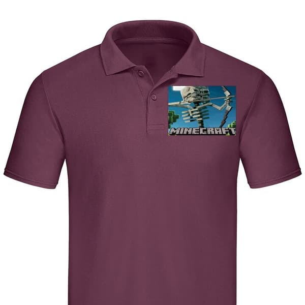Klassisk Poloshirt | Poloshirt til Voksne A Minecraft Movie