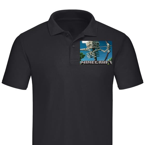 Klassisk Poloshirt | Poloshirt til Voksne A Minecraft Movie