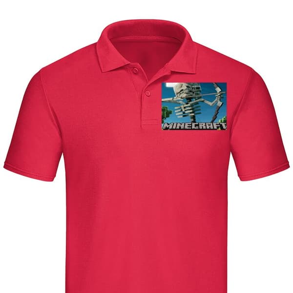 Klassisk Poloshirt | Poloshirt til Voksne A Minecraft Movie