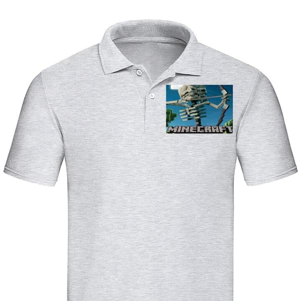 Klassisk Poloshirt | Poloshirt til Voksne A Minecraft Movie