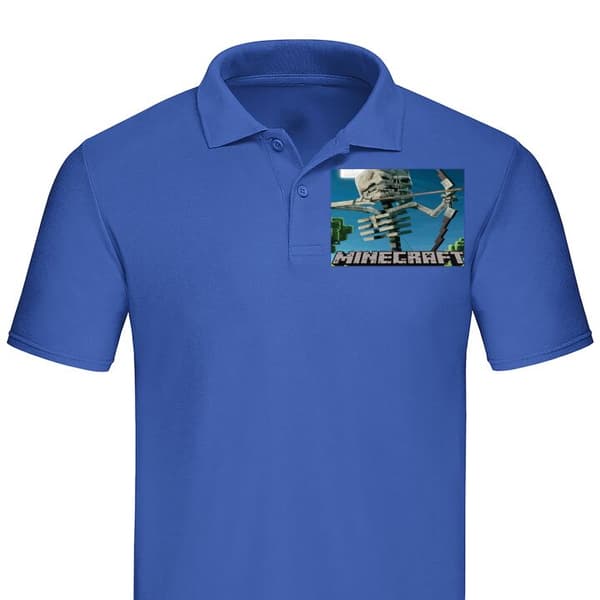 Klassisk Poloshirt | Poloshirt til Voksne A Minecraft Movie