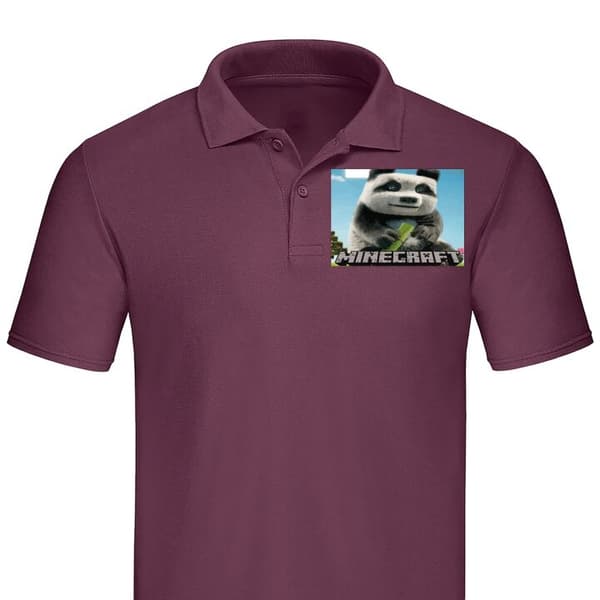 Klassisk Poloshirt | Poloshirt til Voksne A Minecraft Movie