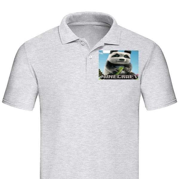 Klassisk Poloshirt | Poloshirt til Voksne A Minecraft Movie