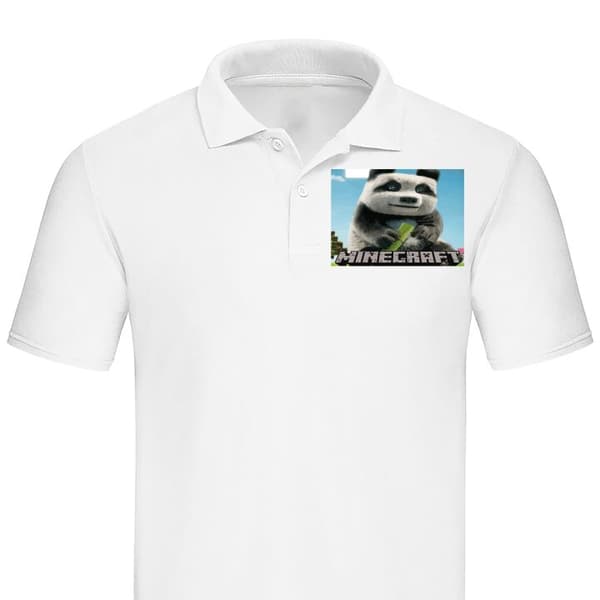 Klassisk Poloshirt | Poloshirt til Voksne A Minecraft Movie