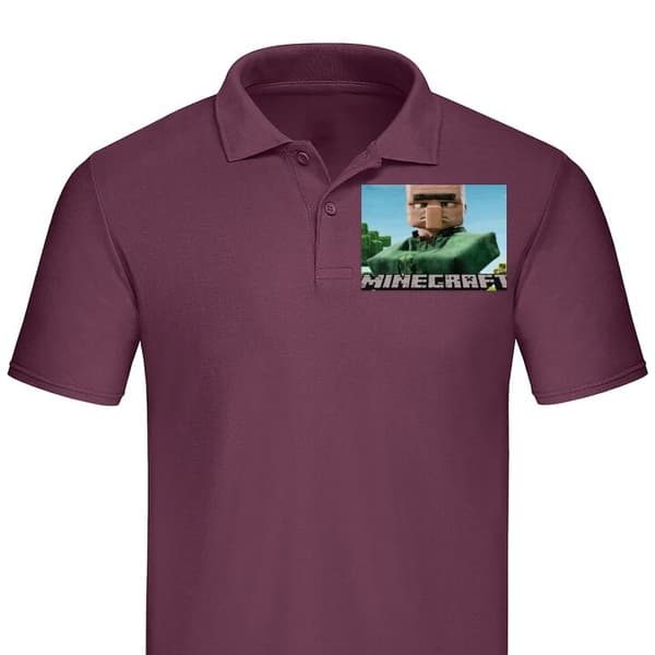 Klassisk Poloshirt | Poloshirt til Voksne A Minecraft Movie