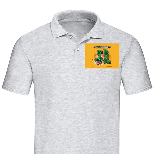 Klassisk Poloshirt | Poloshirt til Voksne Minecraft Boom