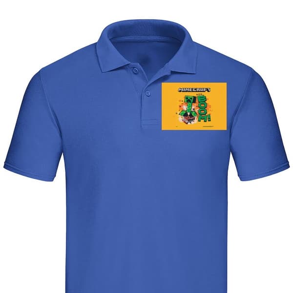 Klassisk Poloshirt | Poloshirt til Voksne Minecraft Boom