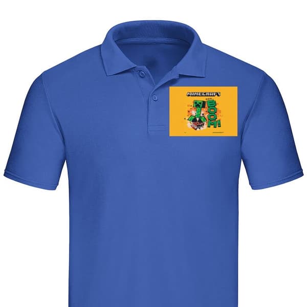 Klassisk Poloshirt | Poloshirt til Voksne Minecraft Boom