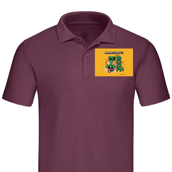 Klassisk Poloshirt | Poloshirt til Voksne Minecraft Boom
