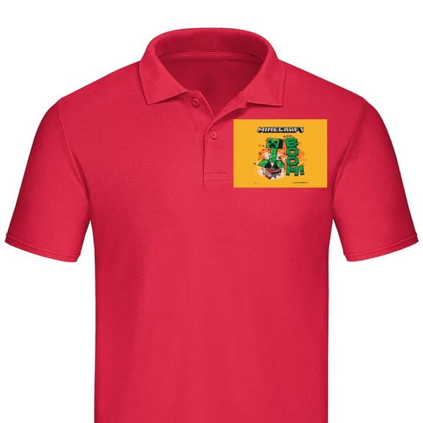 Klassisk Poloshirt | Poloshirt til Voksne Minecraft Boom