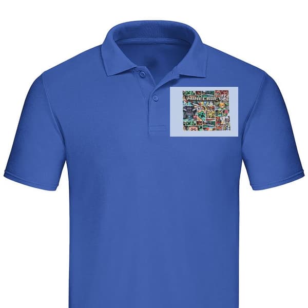Klassisk Poloshirt | Poloshirt til Voksne Minecraft Kunst