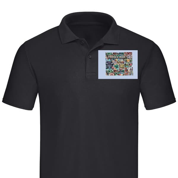 Klassisk Piké | Pikétröja för Vuxna Minecraft Art