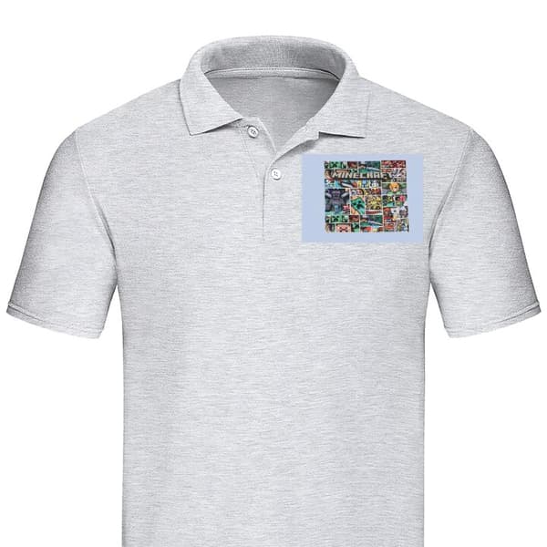 Klassisk Piké | Pikétröja för Vuxna Minecraft Art