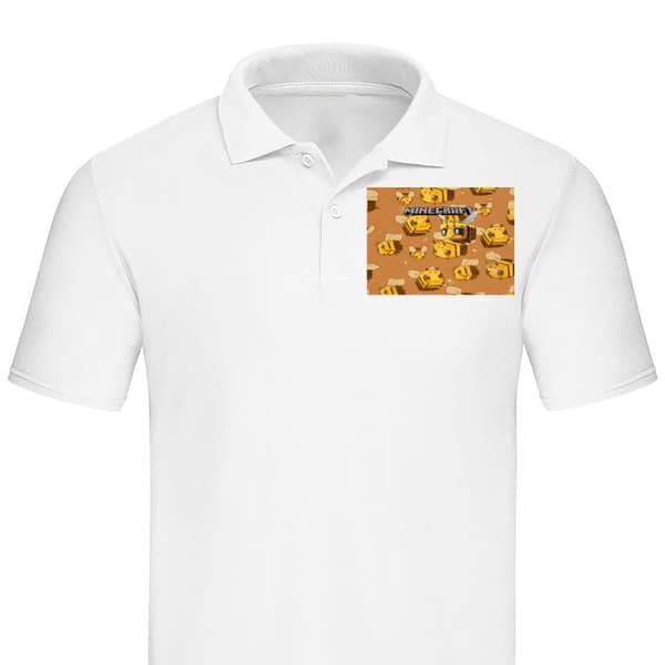 Klassisk Piké | Pikétröja för Vuxna Minecraft Bi