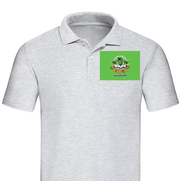 Klassisk Piké | Pikétröja för Vuxna Minecraft Boom