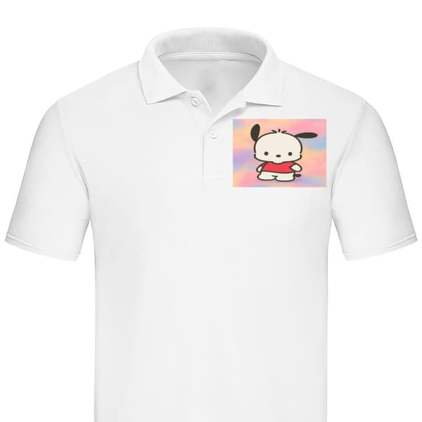 Klassisk Piqué | Piquégenser for Voksne Kawaii Sanrio Pochacco