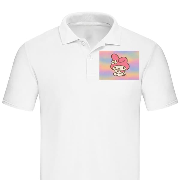 Klassisk Piké | Pikétröja för Vuxna Kawaii Sanrio My Melody
