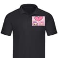 Miniatyrbillede 1 af 2: Klassisk Poloshirt | Poloshirt til Voksne Labubu Pink Monster