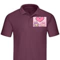 Miniatyrbillede 1 af 2: Klassisk Poloshirt | Poloshirt til Voksne Labubu Pink Monster
