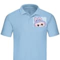 Miniatyrbilde 1 av 2: Klassisk Piqué | Piquégenser for Voksne Blue Bunny Labubu